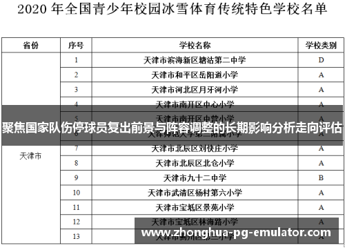 聚焦国家队伤停球员复出前景与阵容调整的长期影响分析走向评估